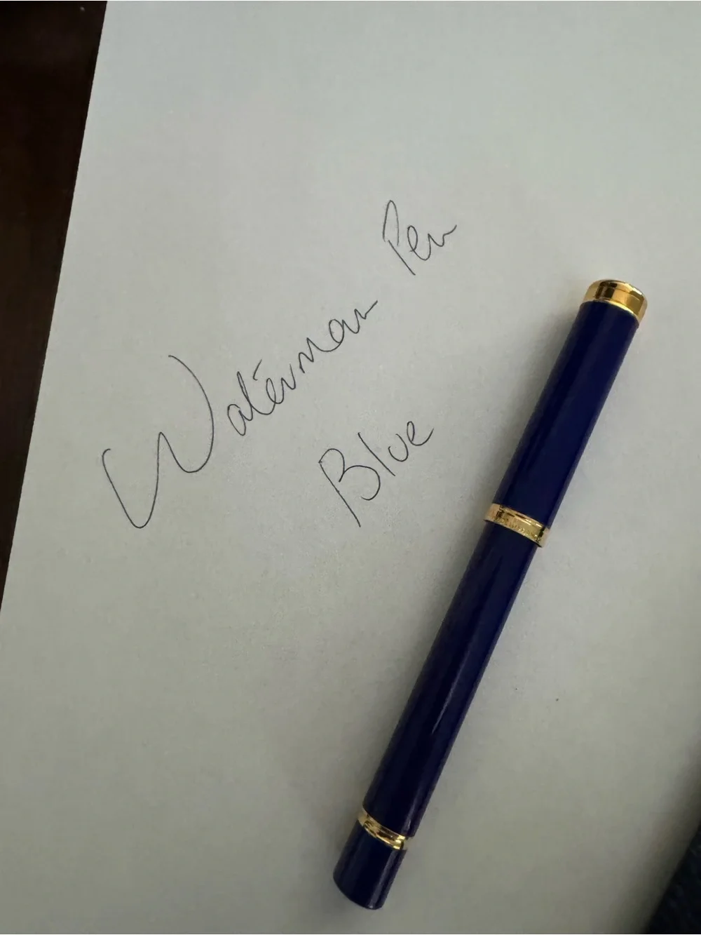 Waterman Lady Charlotte Mini Rollerball Pen Blue w/ Case